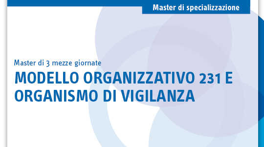 Immagine Modello organizzativo 231 e organismo di vigilanza | Euroconference